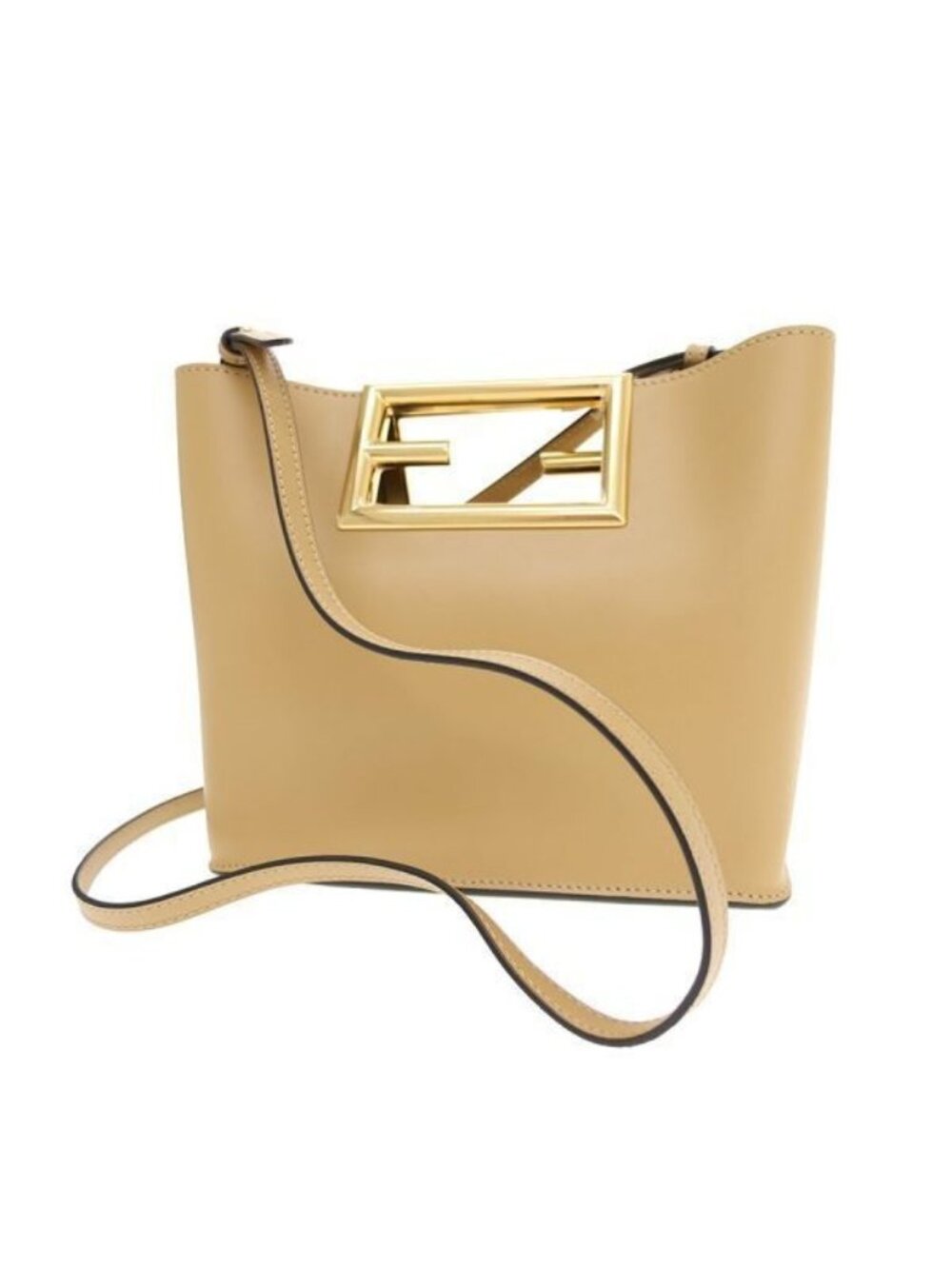 Fendi Way Small Shoulder Bag Beige